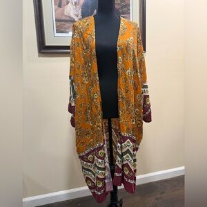 Ces Femme Floral Duster Cardigan
